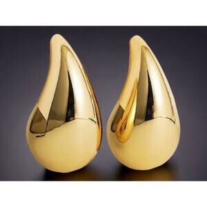Gold Plated Water Drop Earrings